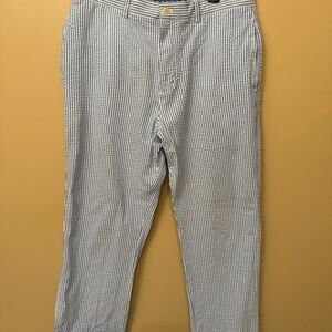 Vineyard Vines Blue & White Seersucker Chinos